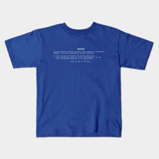 BSOD Kids T-Shirt